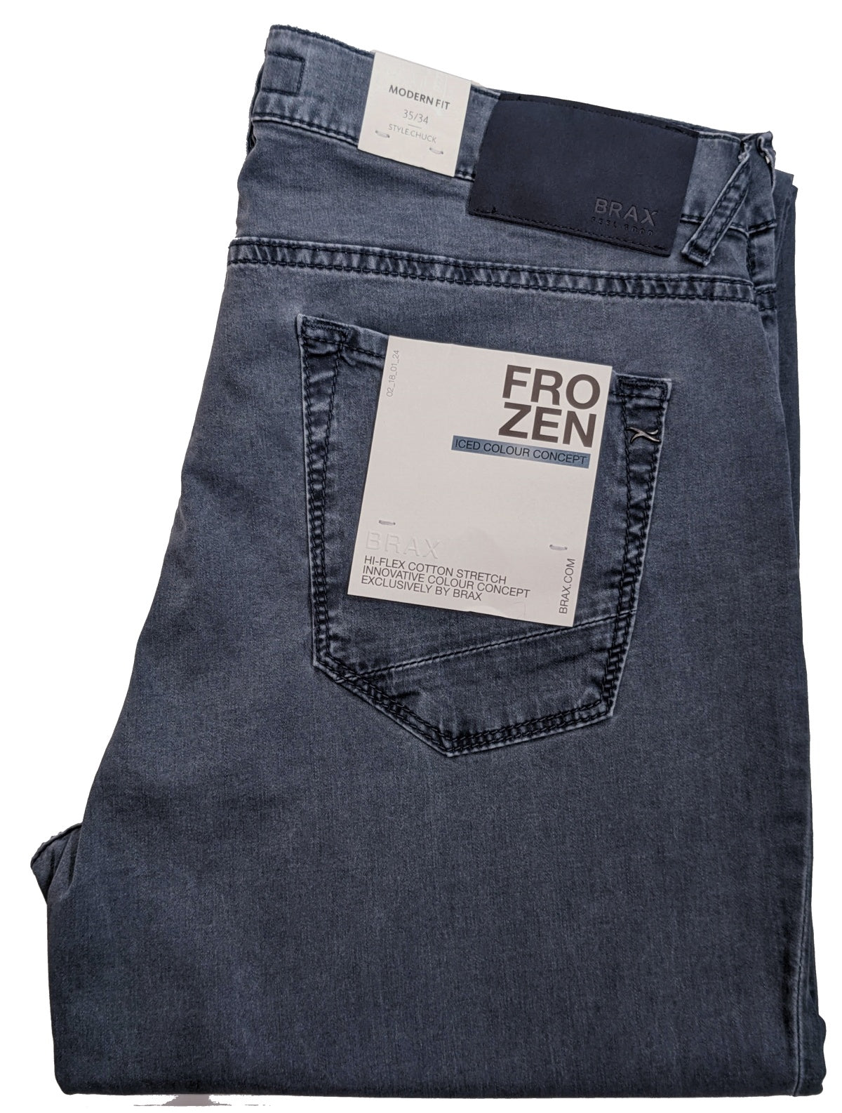 kit Bekostning vejspærring BRAX Chuck Modern Fit Hi-Flex Stretch Frozen Color 5 Pocket Pants – Seattle  Thread Company