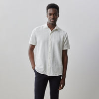 Robert Barakett Calyx Jacquard Woven SS Shirt