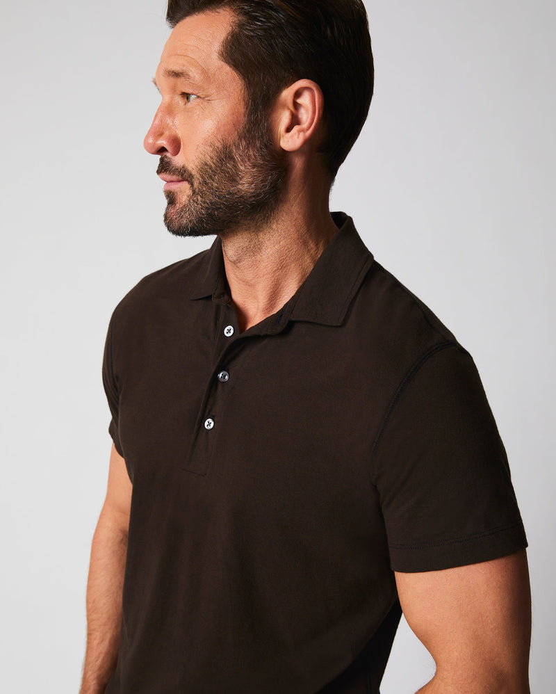 Billy Reid Pensacola Subtle Stripe Polo