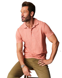 Billy Reid Pensacola Subtle Stripe SS Polo