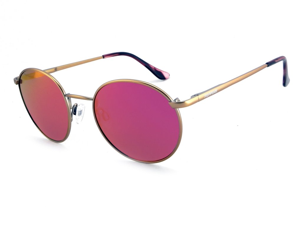 Peppers Lennon Monel Metal Frame Polarized Sunglasses
