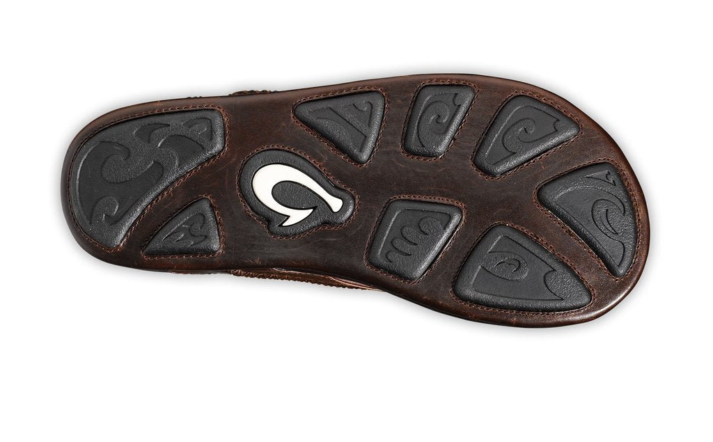 Olukai Mea Ola Leather Sandals – Men’s Flip Flops, Brown, Arch Support, Sizes 7-15, Brand New