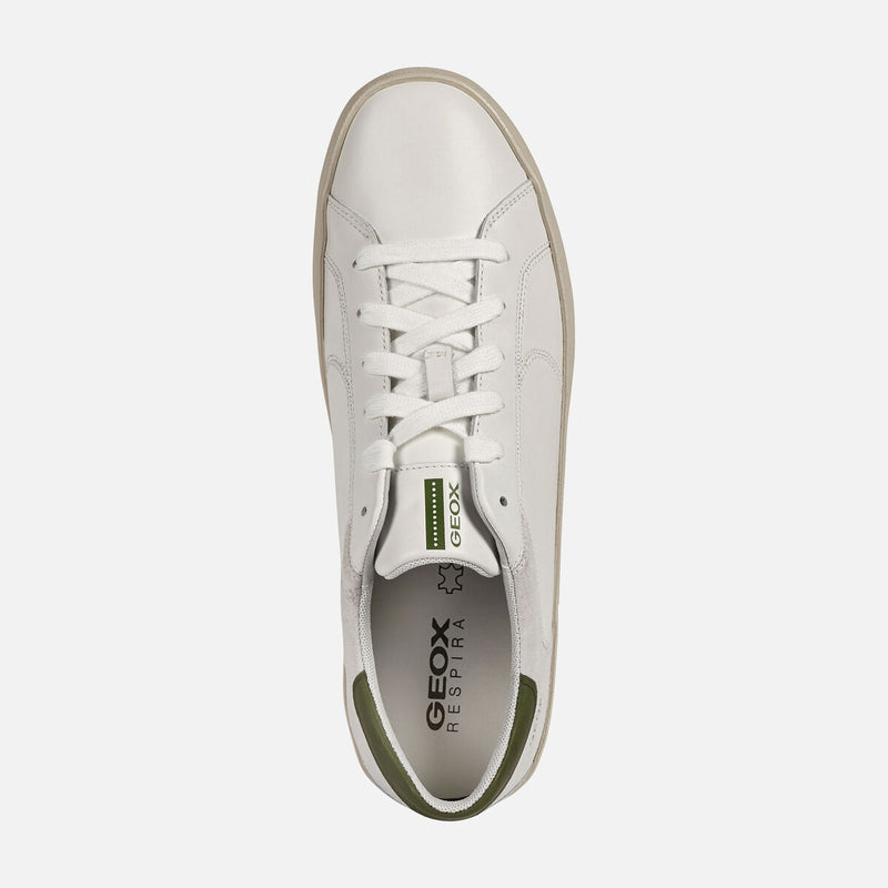 Geox Warley Flexible Lightweight Nappa Leather Sneakers