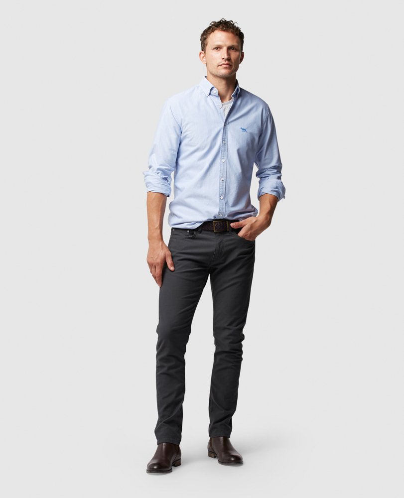 Rodd & Gunn Motion 2 Straight Fit Regular Length Jeans, Rl Stone at John  Lewis & Partners