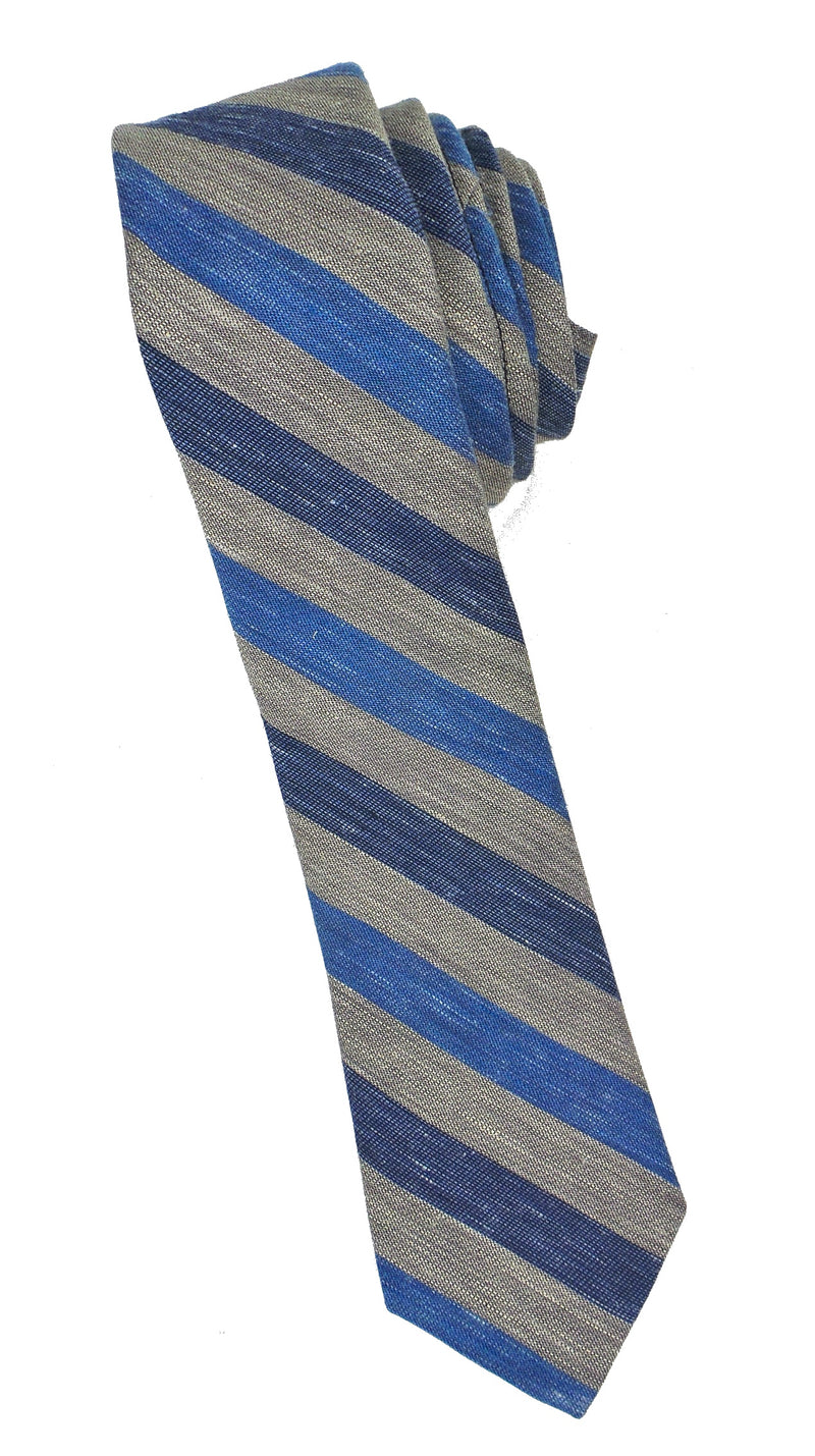 WRK Dual Diagonal Stripe Tie