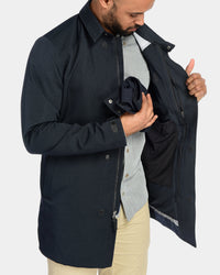 Fisher + Baker Chelsea Removable Hood Waterproof Trench Coat
