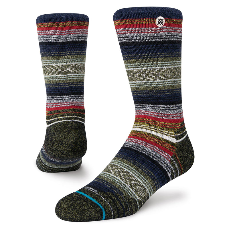 Stance Windy Peak Mid Cushion Merino Wool Blend Hiking Socks