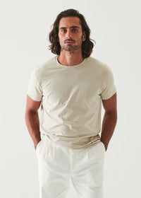 Patrick Assaraf Peruvian Pima Cotton Soft Crew Neck T-Shirt