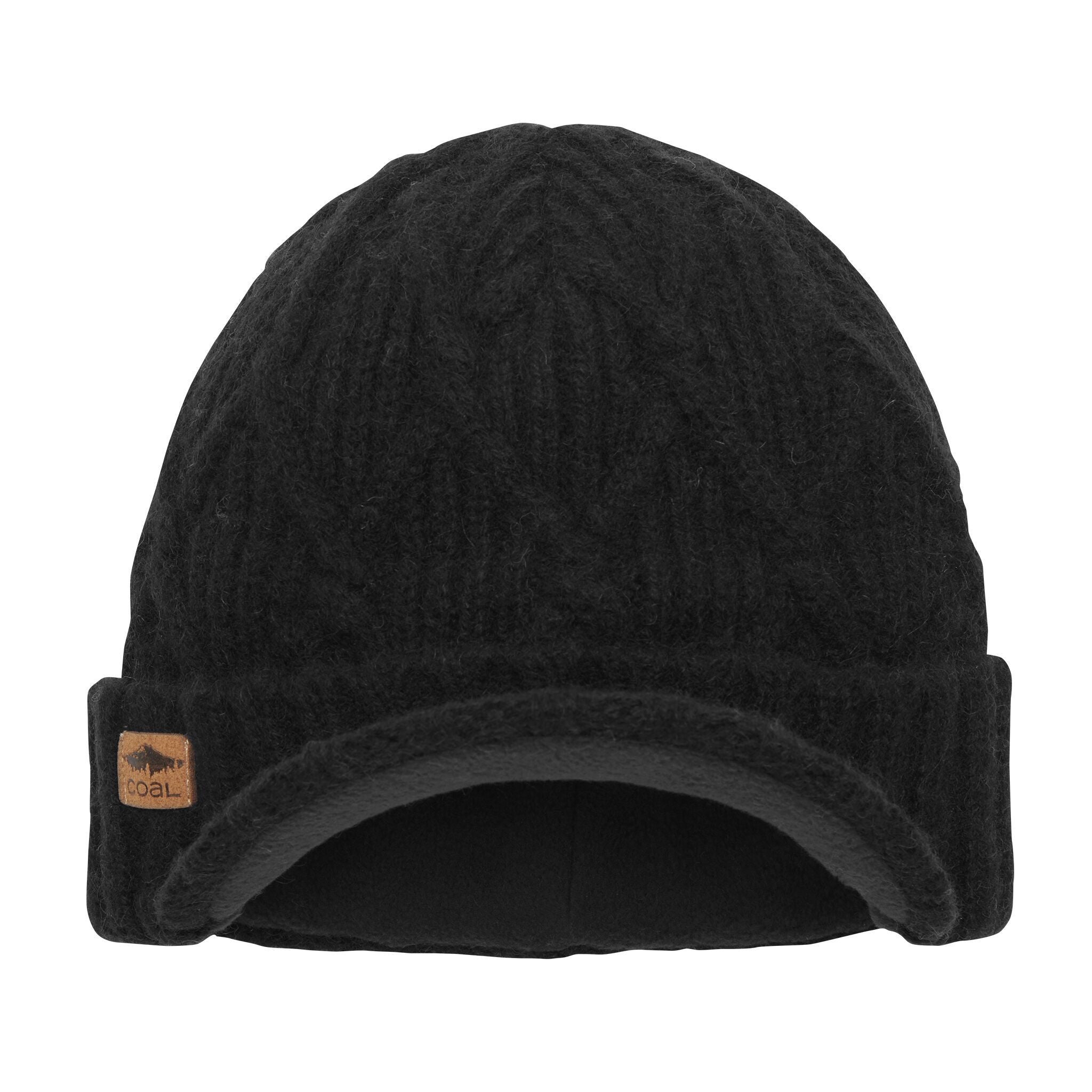 Wool cap with brim cheap