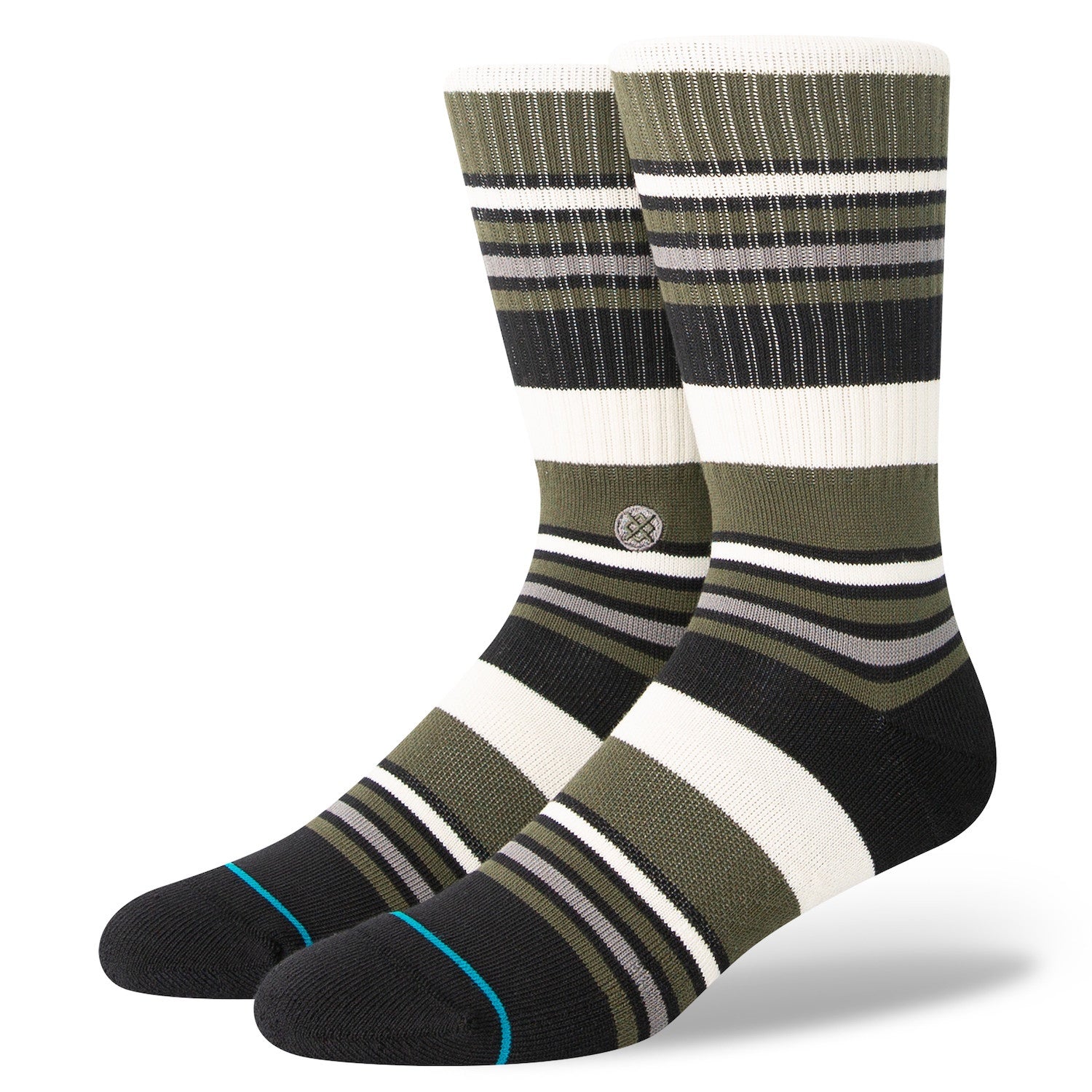 Stance Mossy Mid Cushion Combed Cotton Crew Socks