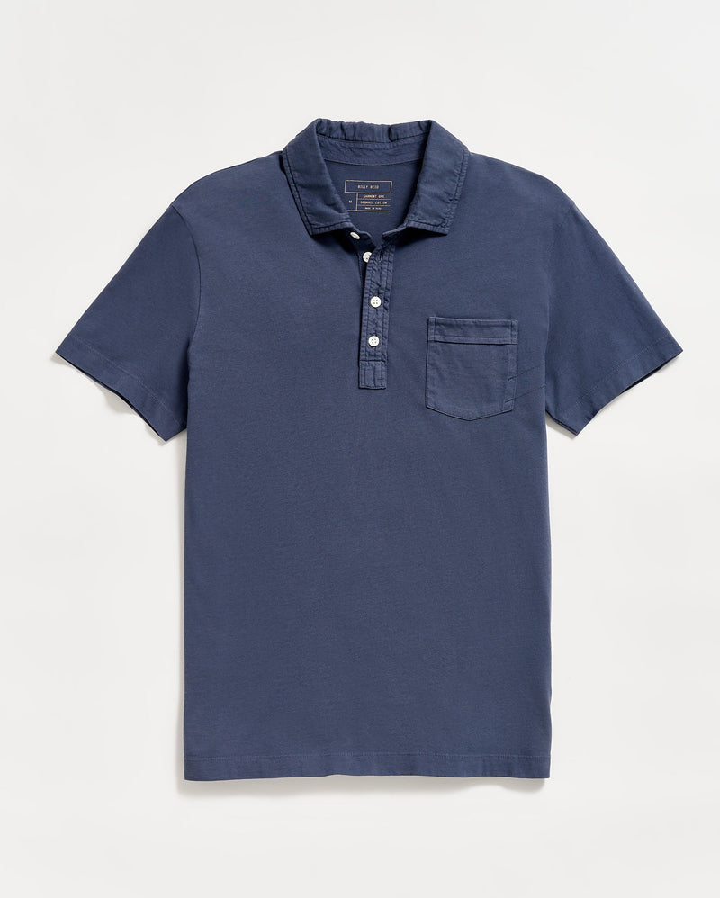 Billy Reid Pensacola Garment Dye Polo