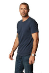 Velvet by Graham & Spencer Amaro Crew Neck Textured Slub Cotton T-Shirt