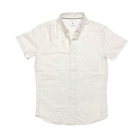 Vustra Lightweight Organic Soft Cotton Linen Print SS Shirt