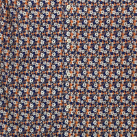 Vustra Lightweight Organic Cotton Floral Print Pattern SS Shirt
