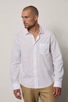 Velvet by Graham & Spencer Brooks Casual Woven Shirt